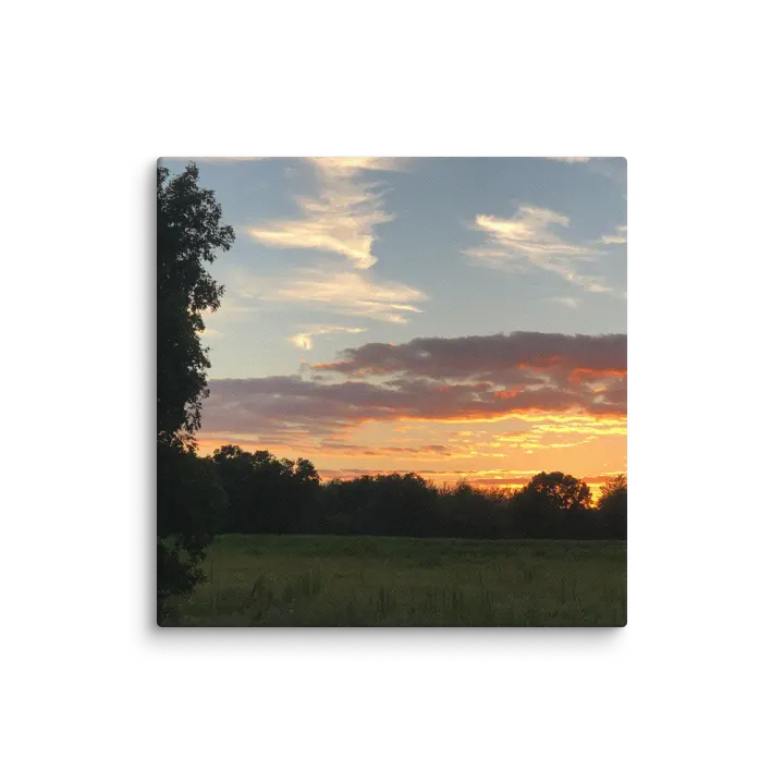 Sunset in the Field Canvas product image (1)