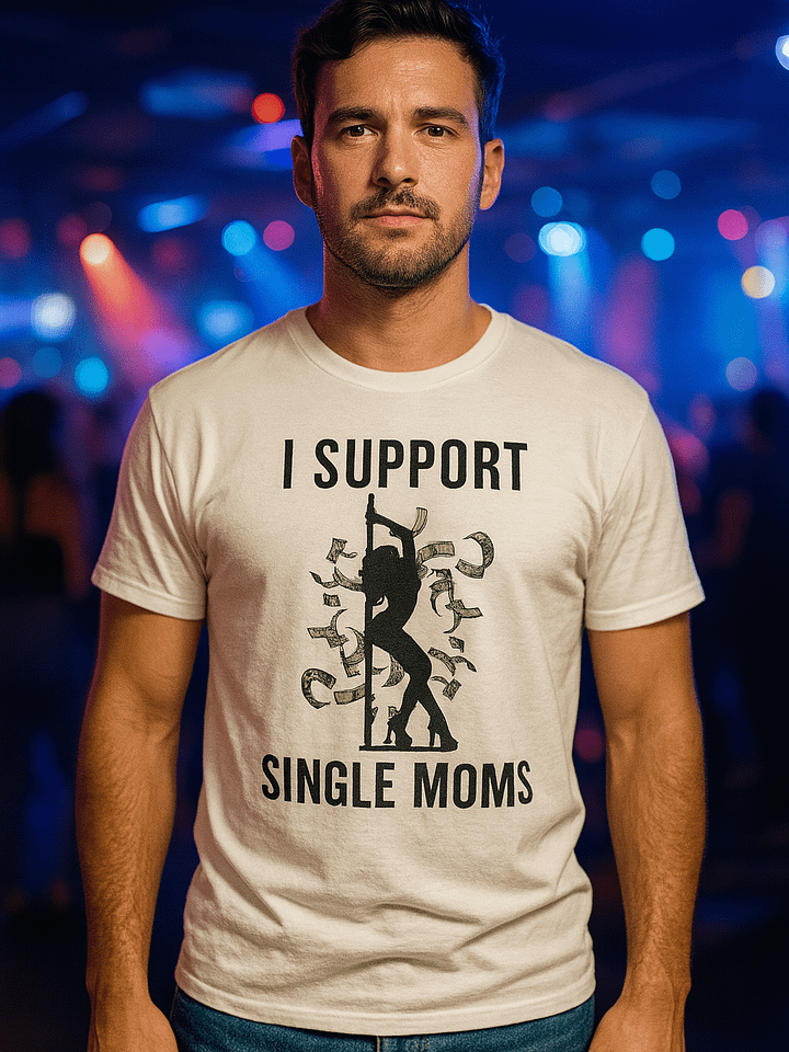 I support single moms T-shirts product image (1)
