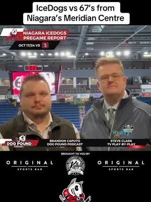 🎤 Our Dog Pound Podcast @Niagara IceDogs pregame report vs the Ottawa 67’s! Brought to you by Kully's Original Sports Bar! 🍻 Catch all the IceDogs action on YourTV Niagara or CHL TV at 7:00pm with Steve Clark, Ed Burkholder & Al Galloway! 📺 #godogsgo #icedogs #icedogshockey #niagaraicedogs #juniorhockey #ohl #ohlhockey #ontariohockeyleague #godogsgo #hockeypod #hockeypodcast #gameday #hockeyrink #hockeygame #chl #armchairgms #sportsnetwork #sportsmedia #dogpoundpodcast #dogpound #hockeygameday #kullys #kullyssportsbar #sportsbar #pregame #pregamereport #yourtv #yourtvniagara #ottawa #ottawa67s 