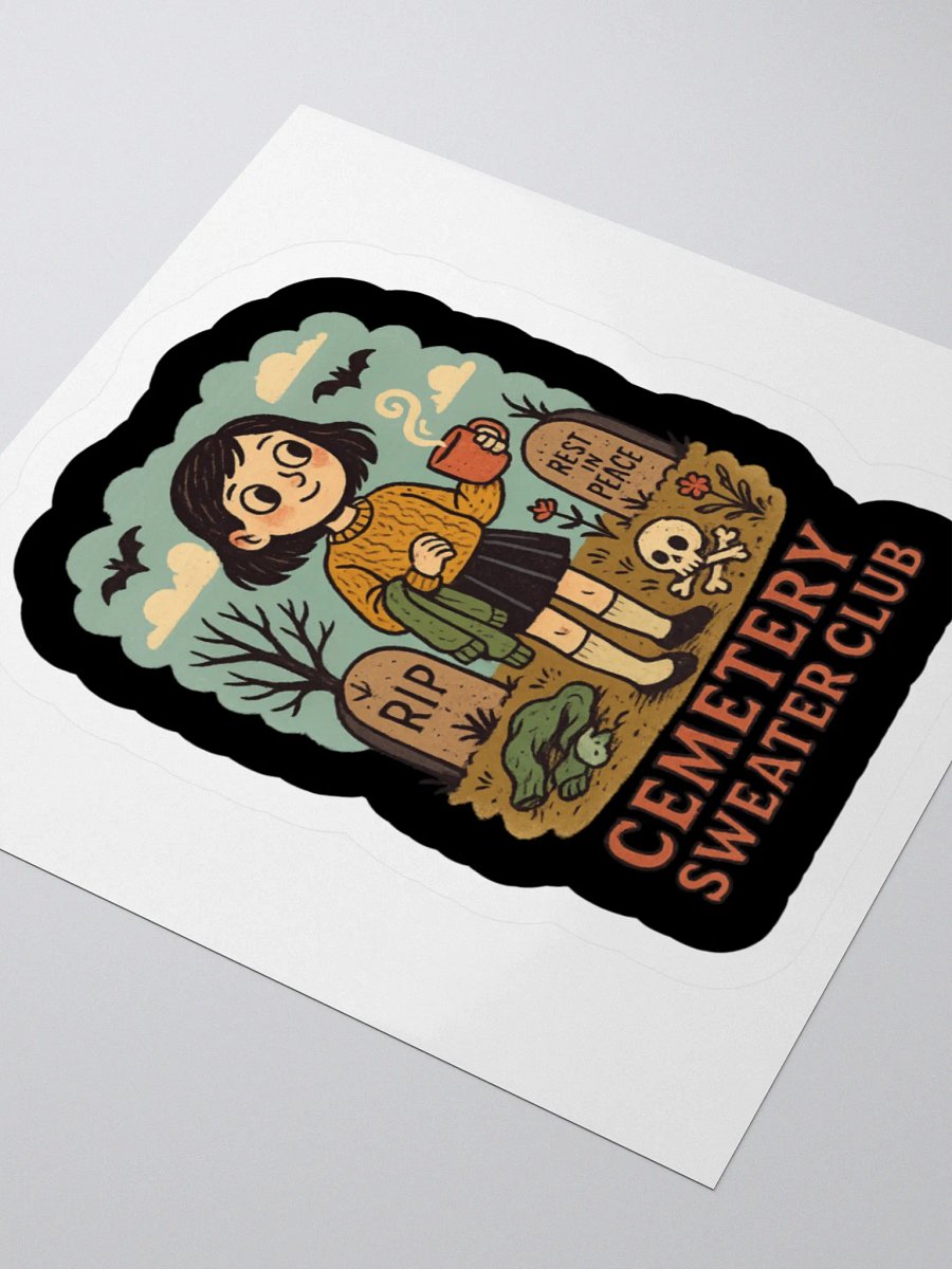 Cemetery Sweater Club Sticker product image (8)