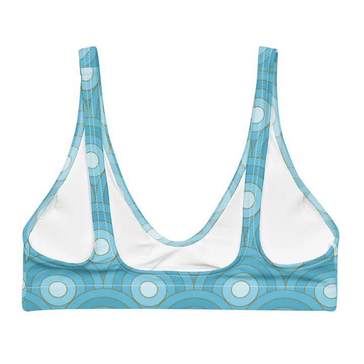 Beautiful Retro Bullseye Pattern Padded Bikini Top product image (2)