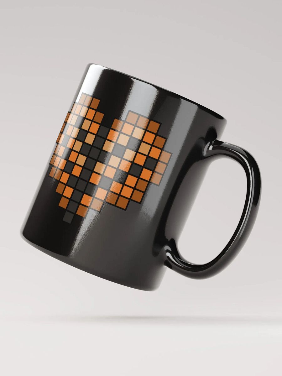 Fall Heart Black Glossy Mug product image (6)