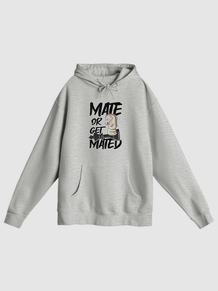 Mate or Get Mated – Funny Pun Chess Hoodie product image (1)