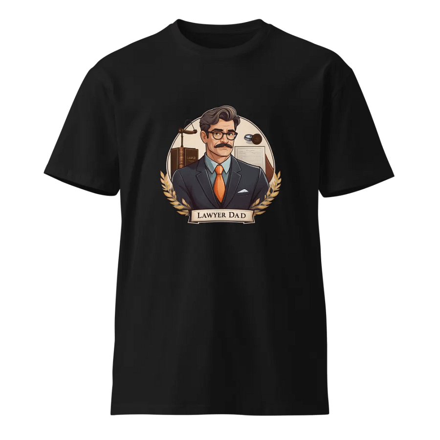 Lawyer Dad Illustration Unisex T-Shirt product image (1)