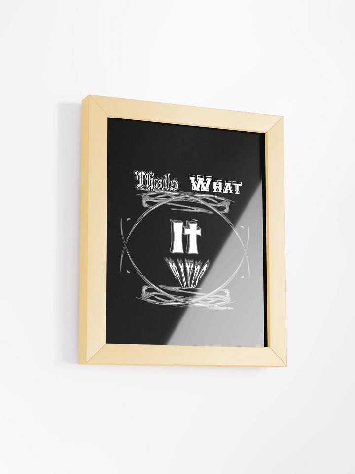 That's What It Takes - Framed - Black - High-Quality Matte Poster product image (2)