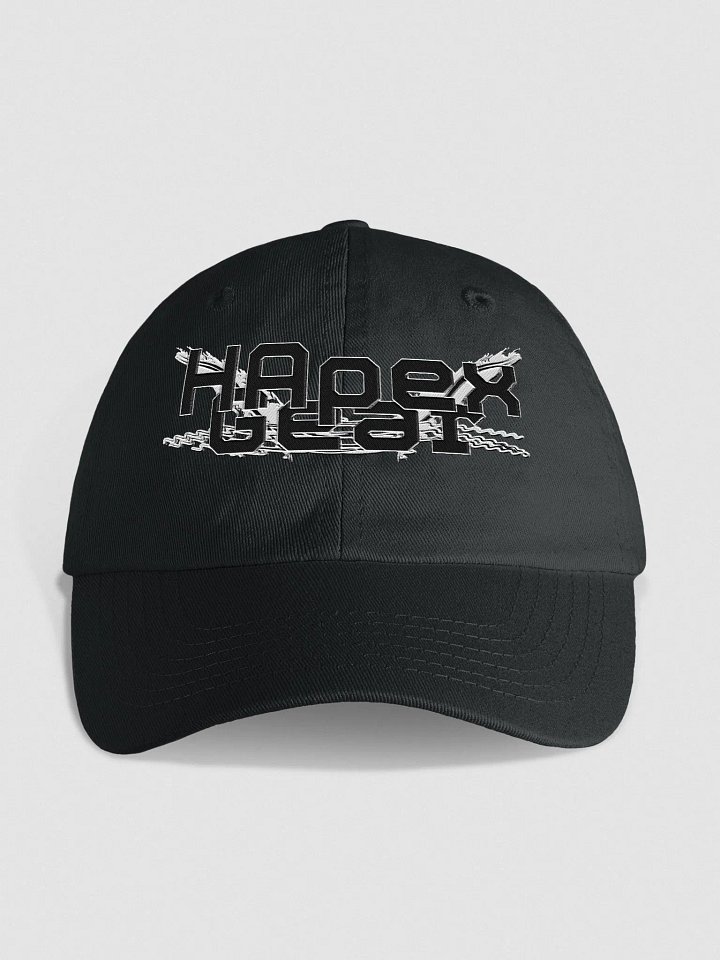 Youth Biowashed Dad Hat - Embroidered - Black HApex Gear Black Logo product image (1)