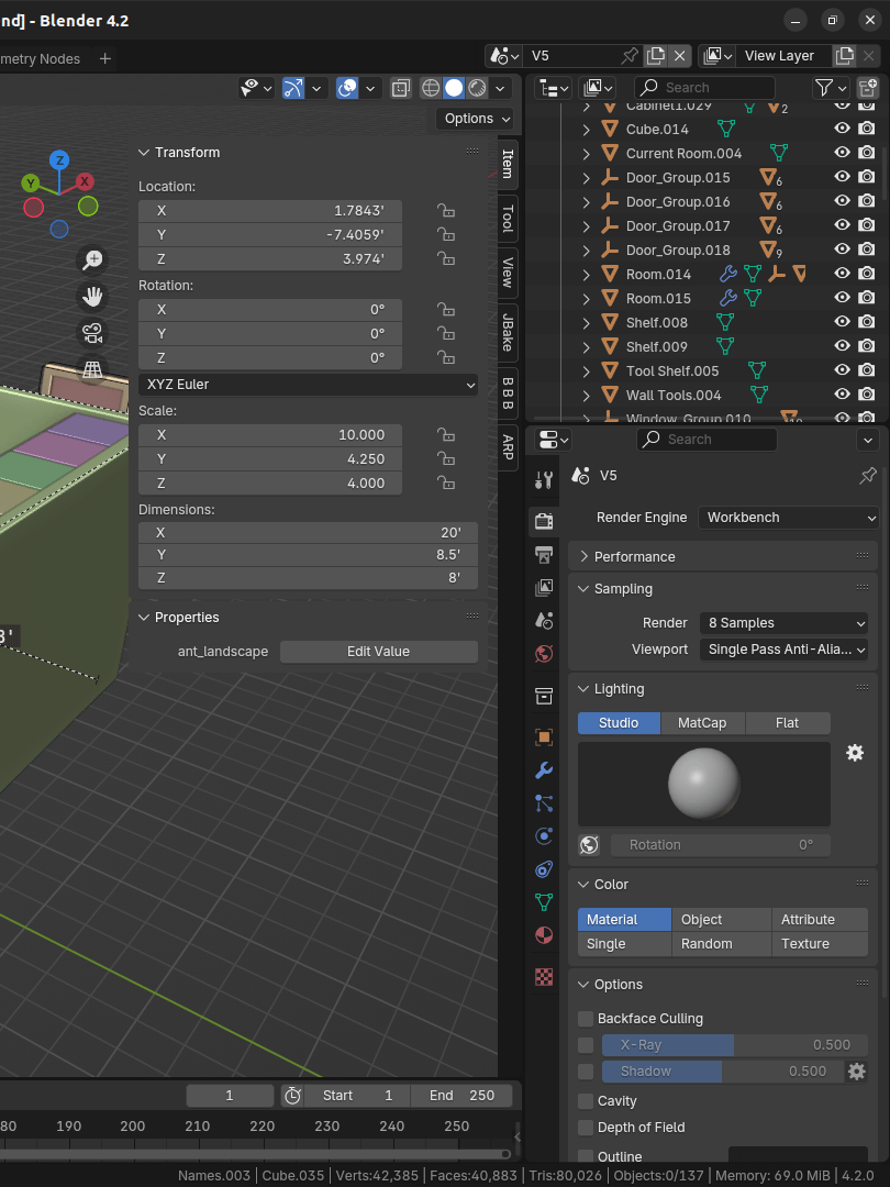 Garage Studio Project Files (BLENDER) product image (3)