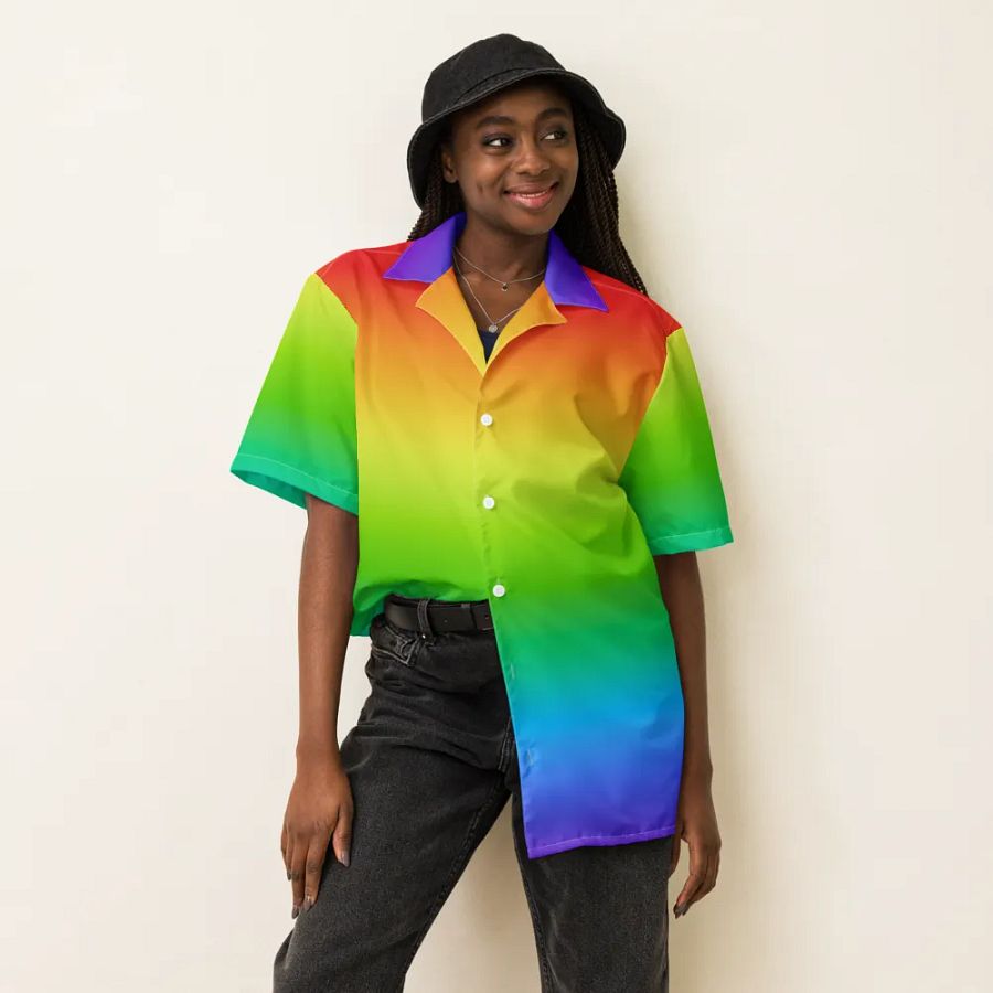 Rainbow Hawaiian Shirt product image (6)