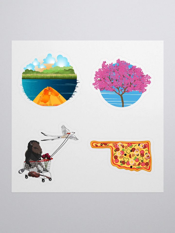 Oklahoma Sticker Set 1 product image (1)