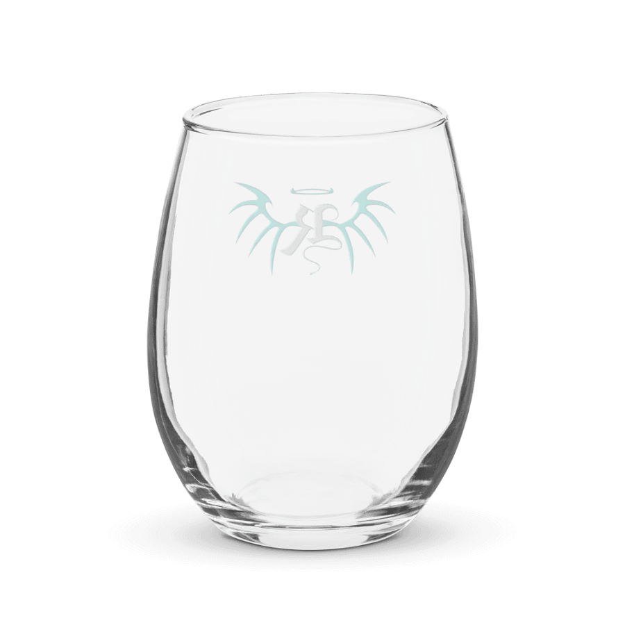 RafaZafar Logo Stemless Wineglass (silver) product image (2)