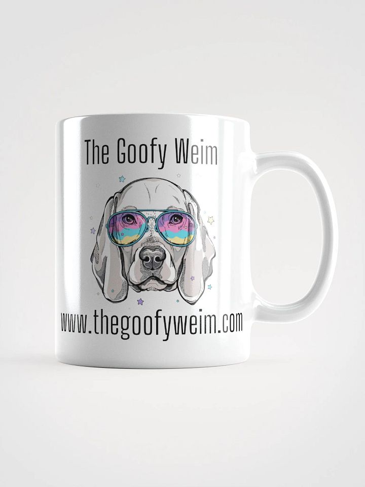 The Goofy Weim Logo Merch - White Glossy Mug product image (2)
