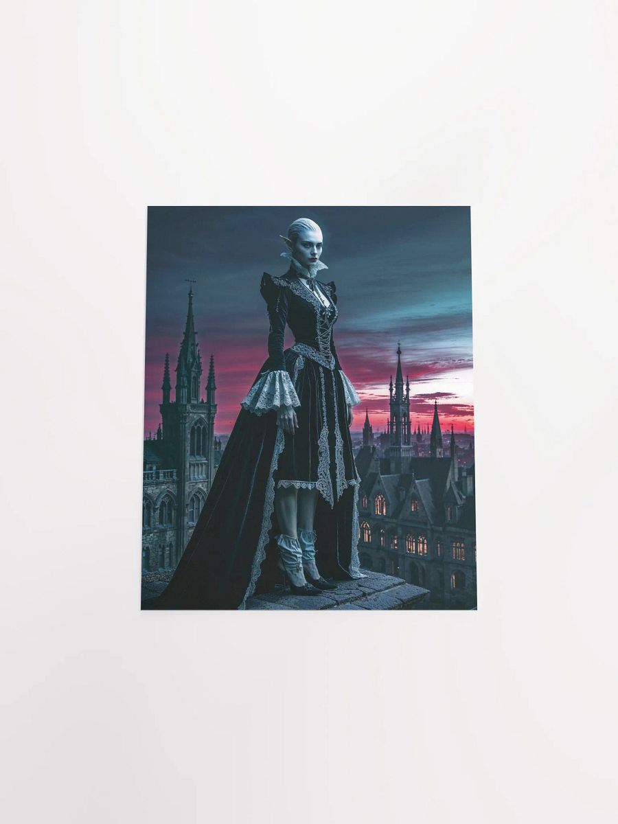 Gothic Crimson Dusk Matte Poster product image (25)
