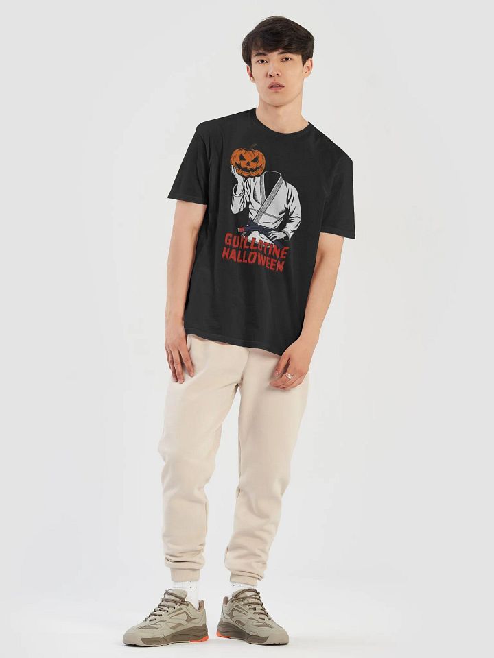 Halloween guillotine bjj scary headless pumpkin T-Shirt product image (2)