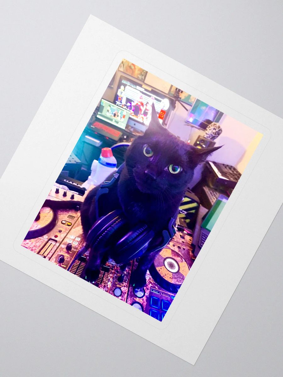 DJ STRIGOI MIXMASTER KISS CUT STICKER product image (2)