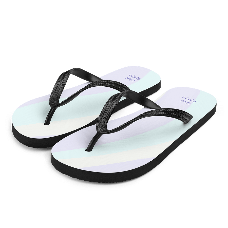 Pastel Wave Custom Flip-Flops product image (1)