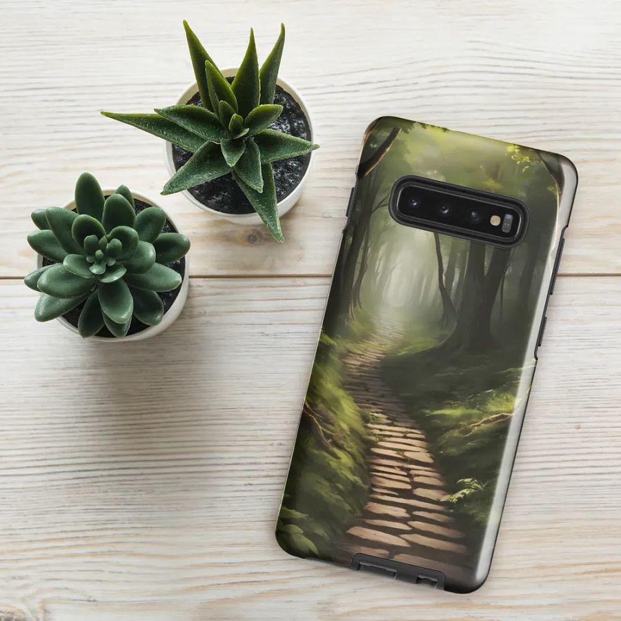 Woodland Stepping Stone Path Samsung Galaxy Case product image (4)