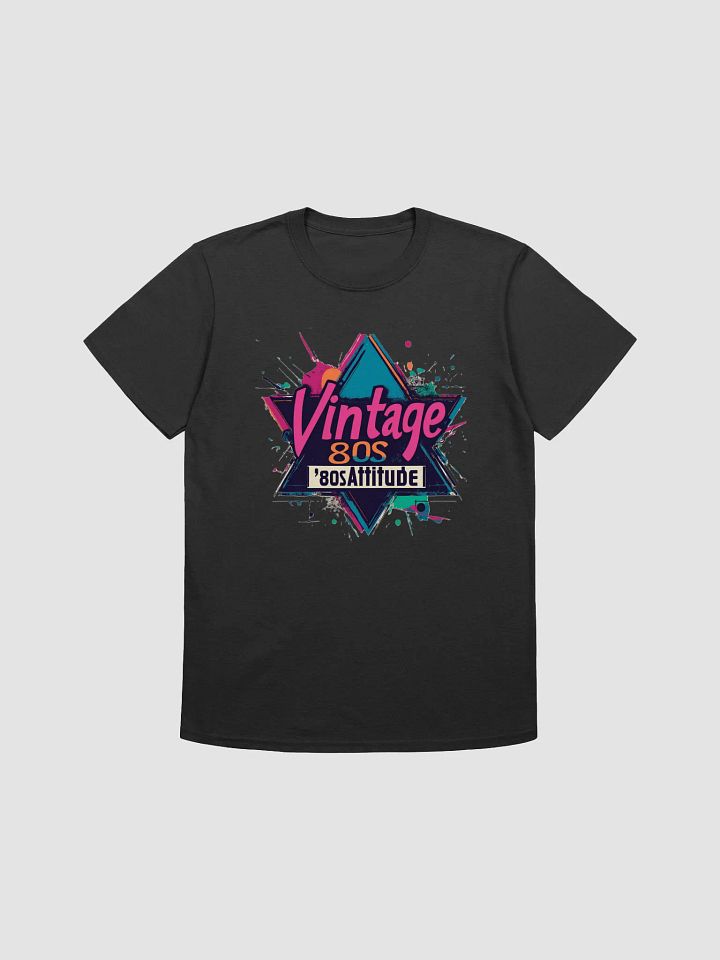 "Retro '80s Splash Unisex Tee – Vibrant Vintage Graphic T-Shirt, Bold Retro Style!" product image (2)