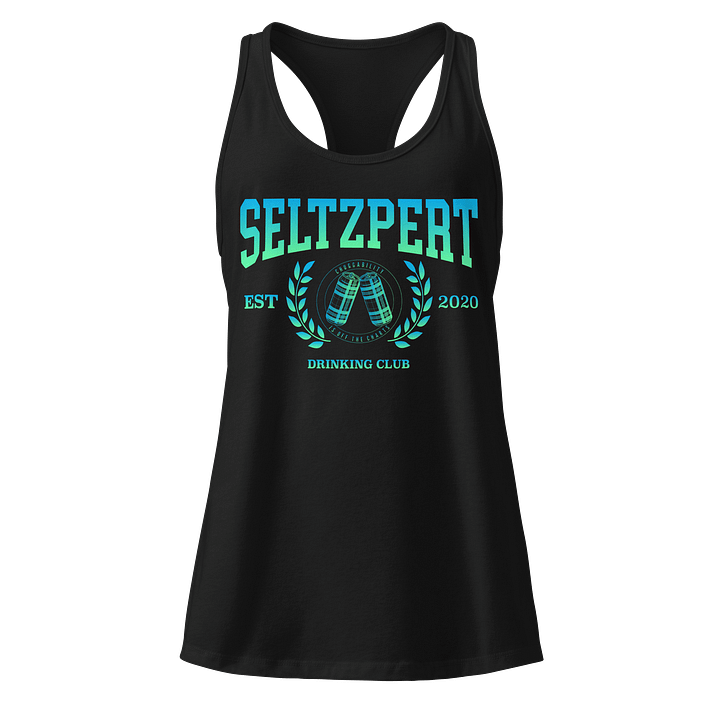 Seltzpert Drinking Club Blue Lagoon Racerback Tank top product image (1)