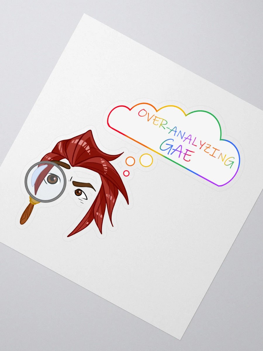 Overanalyzing Gae Sticker product image (2)