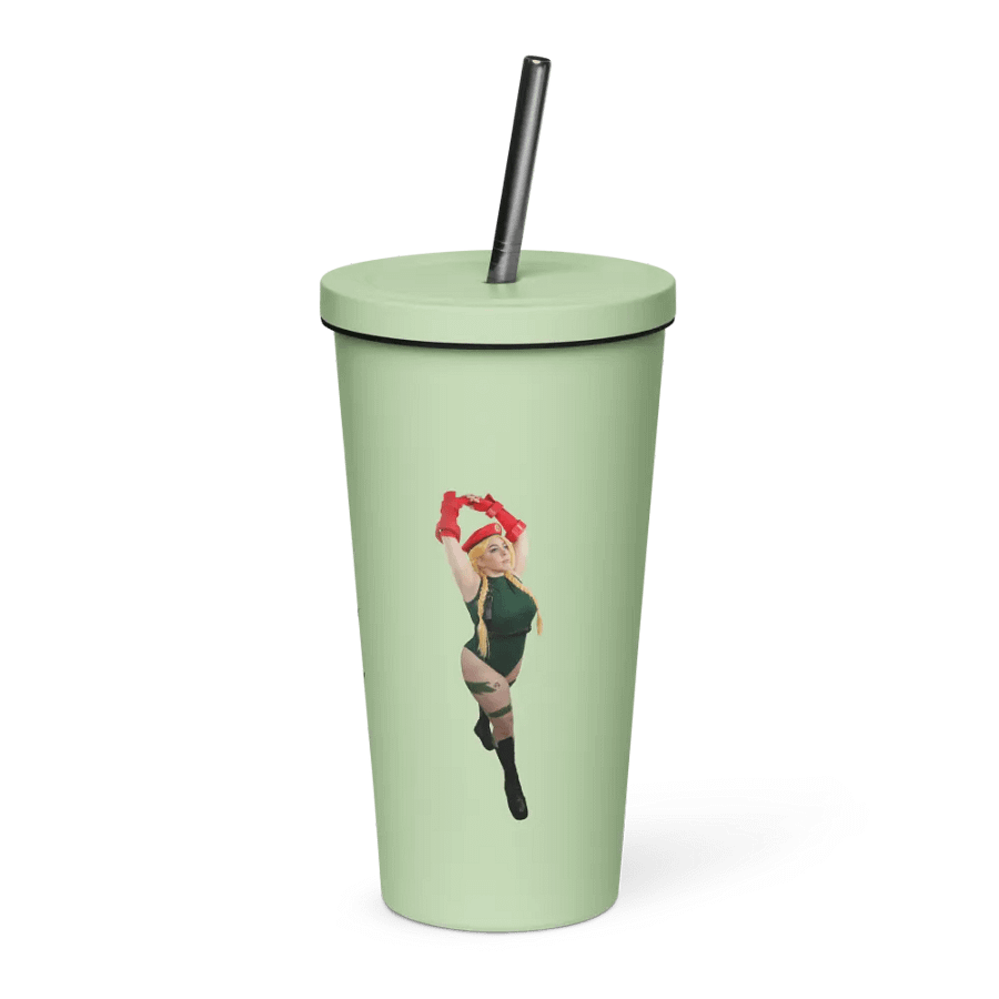 Cammy Insulated Tumbler w/ Straw product image (1)