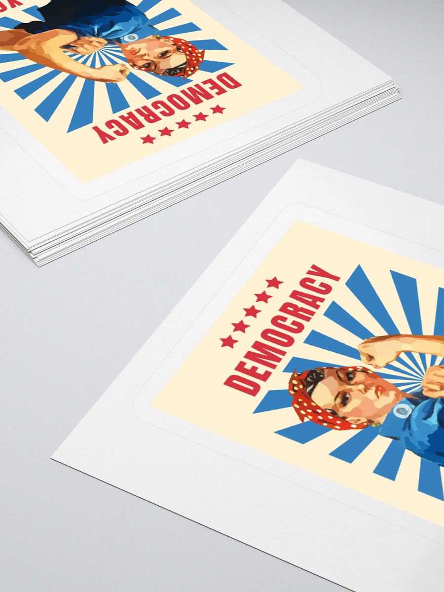 DEMOCRACY STICKER product image (14)