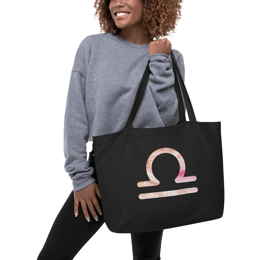 Libra Earth-tone Sigil Cotton Tote product image (5)