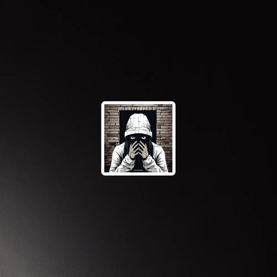 PREMIUM VINYL MAGNET ⚫️ Crow Man's Pensive Reverie product image (5)