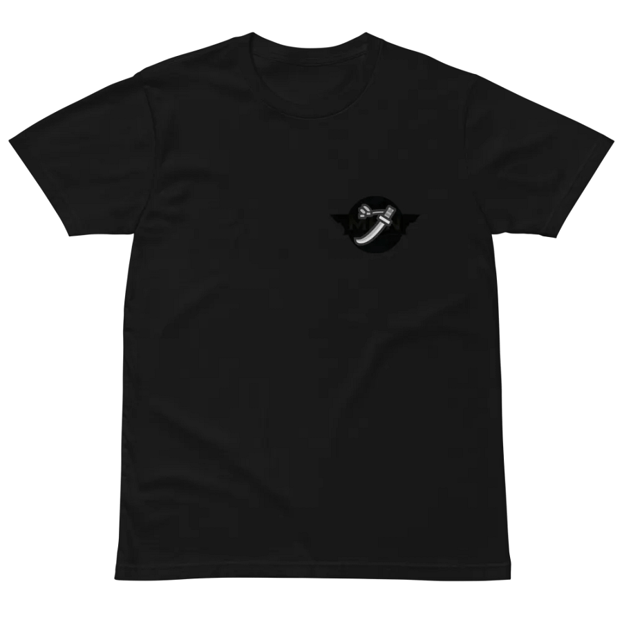 I'm A Long Sword Main MHN Emblem Unisex T-Shirt Black/Grey/Navy product image (16)