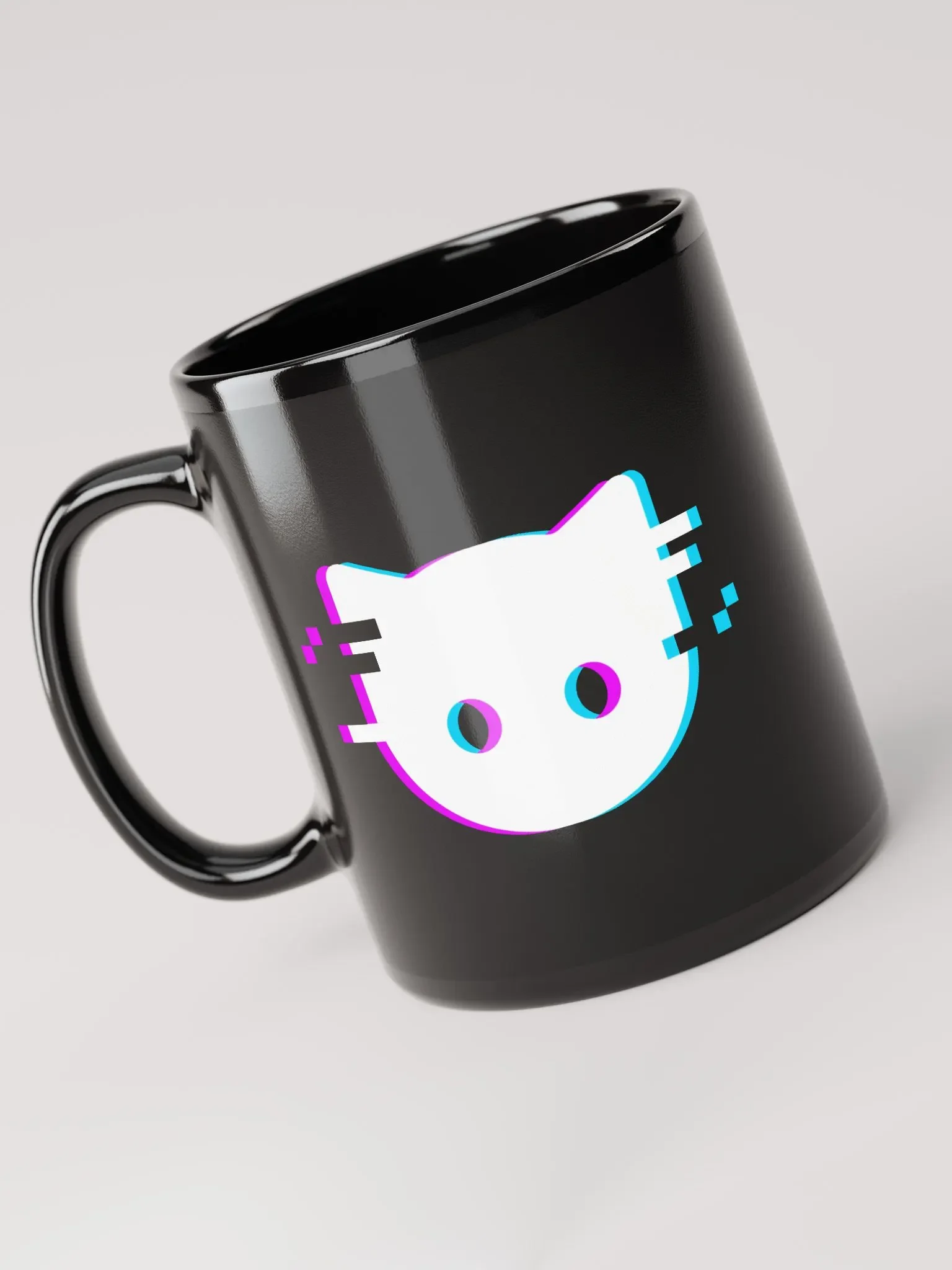 Land of Kittens Glitch Effect Mug product image (6)