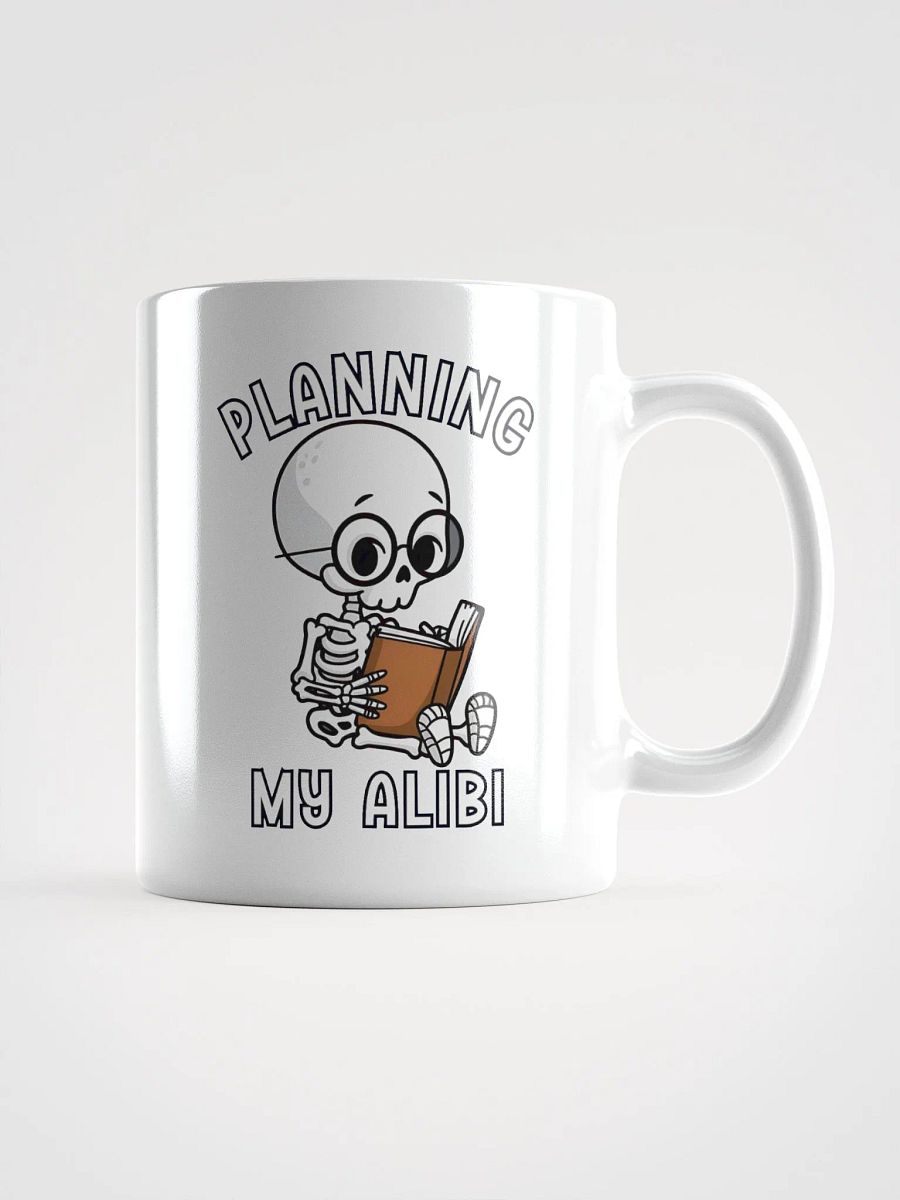 Cute Skeleton Planning An Alibi Coffee Mug product image (2)