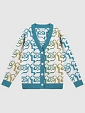 Knitted Cardigan - Rainbow print product image (2)