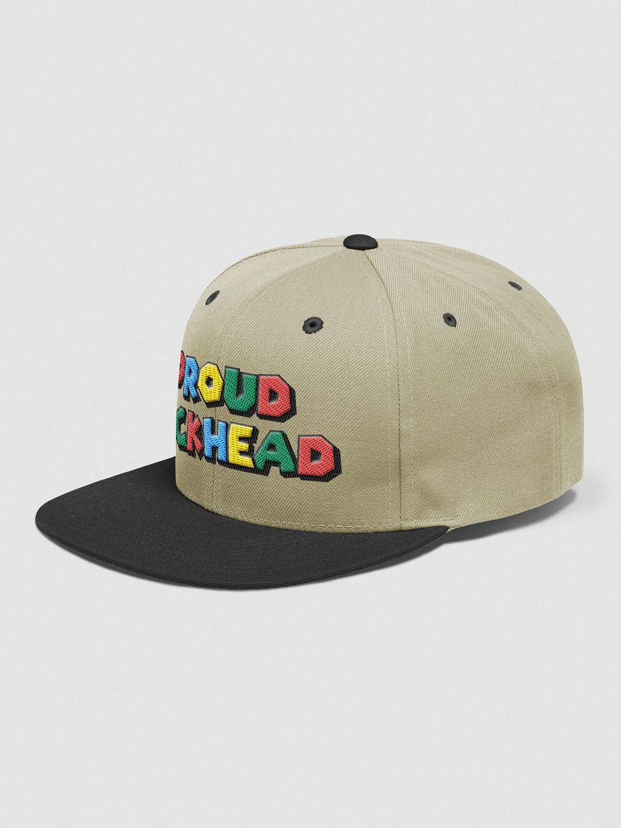 Proud Dickhead Embroidered Snapback Hat - Unisex product image (24)