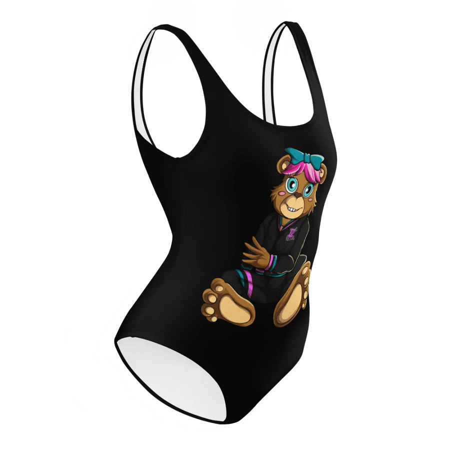 Sitting Girl Bear One Piece Black product image (12)