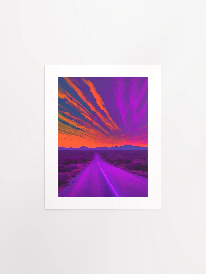 Black Light Sunset - Print product image (1)