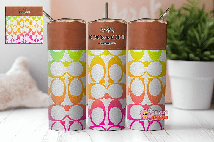 Handbag Rainbow Tumbler Wrap product image (1)