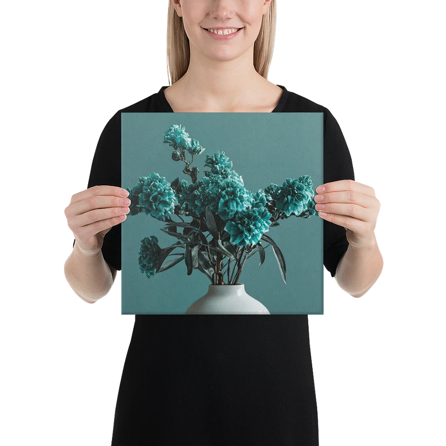 Teal Flower Wall Art #576 product image (2)