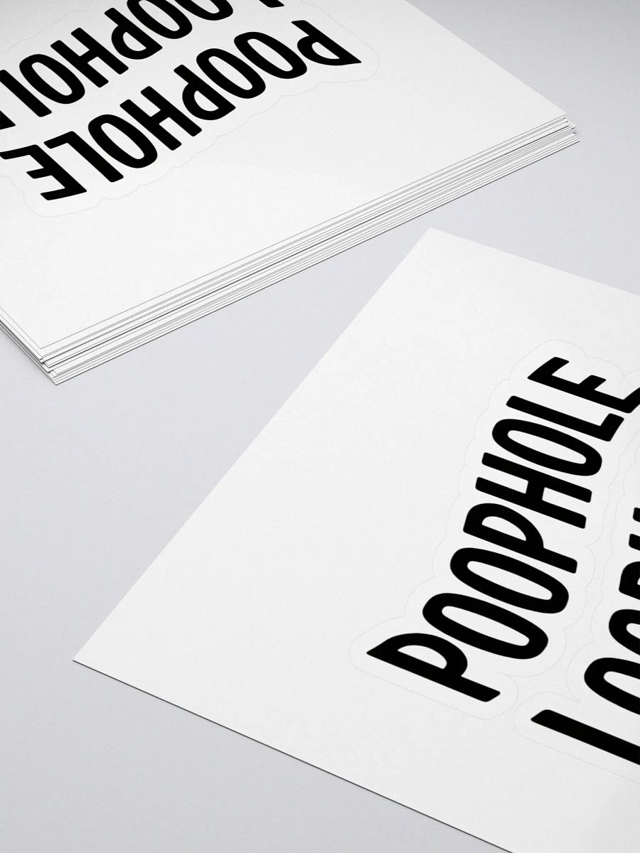 Poophole Loophole Sticker Set product image (4)
