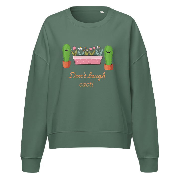 Cheerful Cacti & Floral Delight Sweatshirt product image (1)
