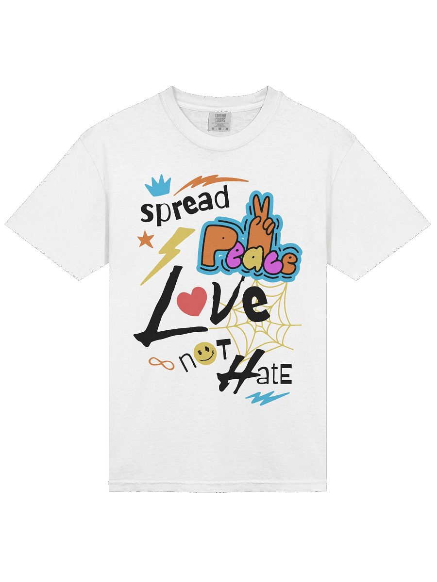 Spread Love, Not Hate | Comfort Colors Unisex T-Shirt product image (4)