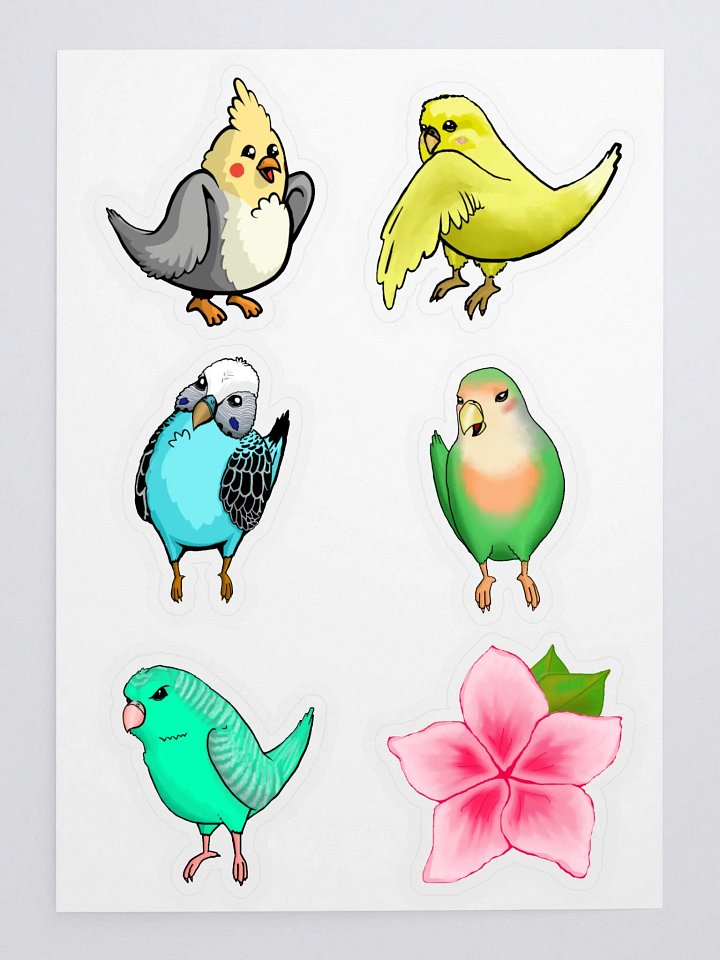 Birdie Buddies Sticker Sheet product image (1)