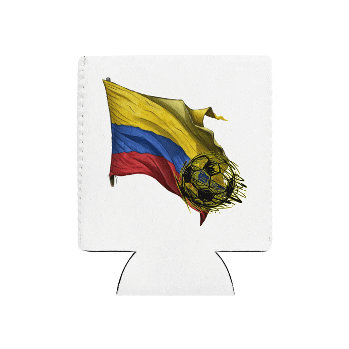 Colombian Flag Soccer Coozie product image (1)