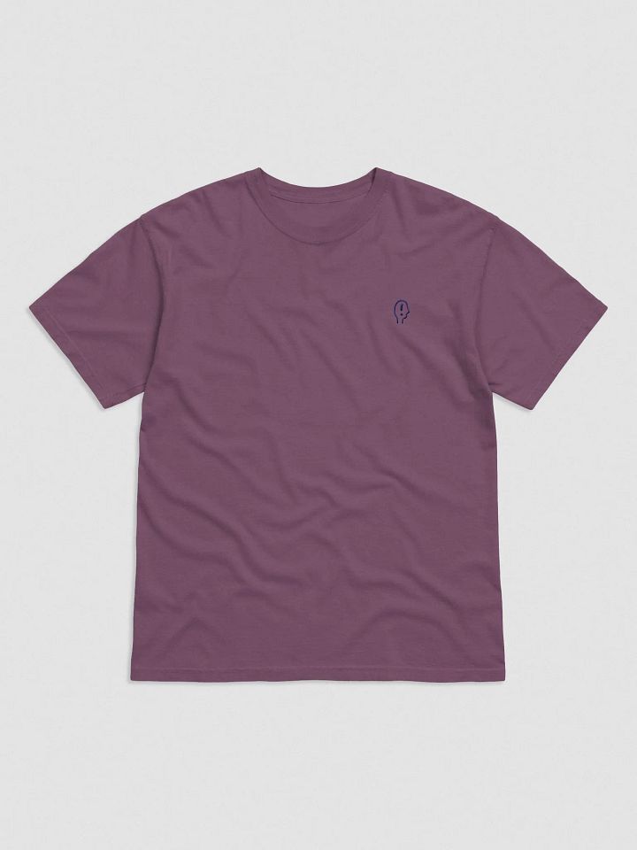 EXCLAIMING MENTALLY (L.C., navy) embroidered garment dyed tee product image (5)