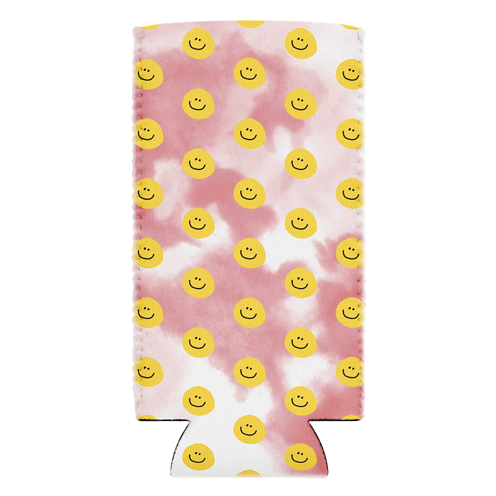 Smiley Tie Dye Coozie - Pink product image (4)