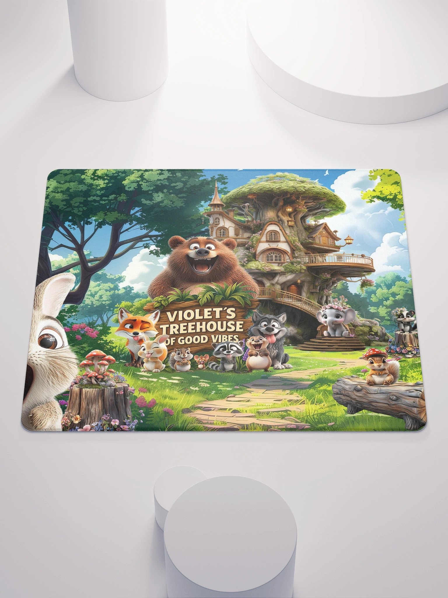 Treehouse of Good Vibes Gaming Mouse Pad product image (1)
