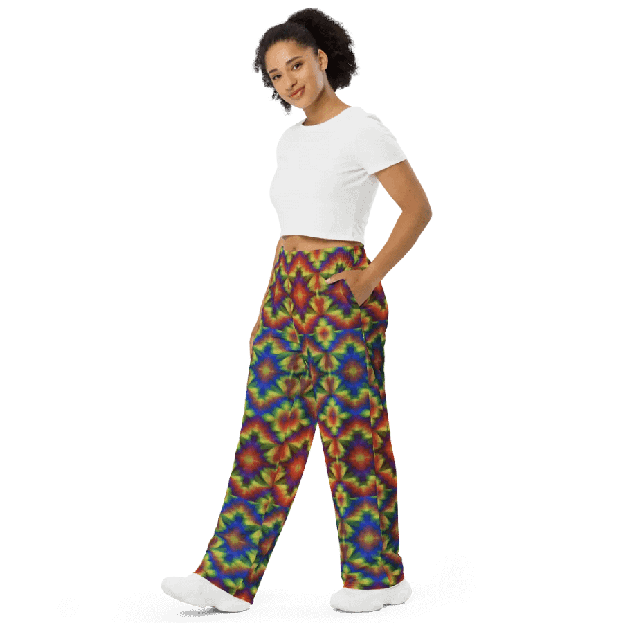 Carnival Kaleidoscope Wideleg Pants product image (4)