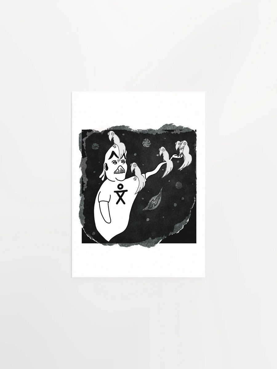 Space Birb (White Print) product image (3)