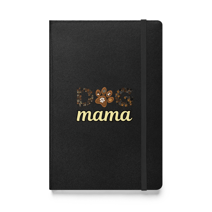 Dog Mama Paw Print Paw-some Hardcover Notebook product image (1)