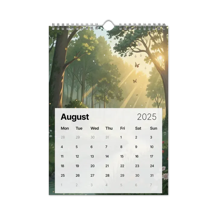 MAGICAL ANIME SEASONS WALL CALENDAR 2025 product image (2)