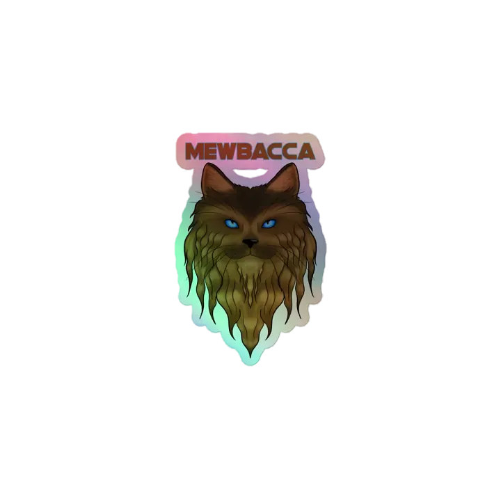 Mewbacca Holo Sticker product image (1)