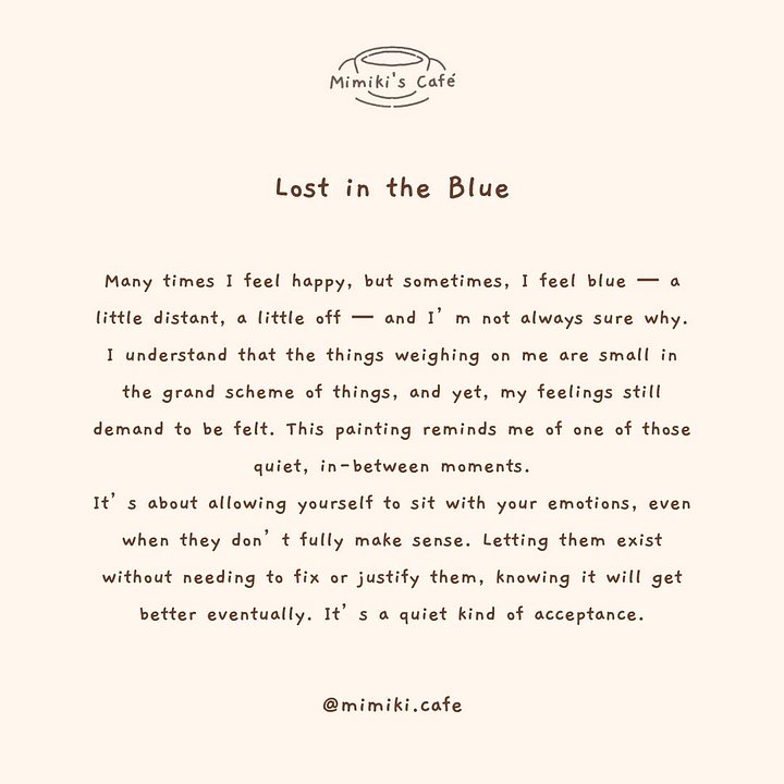 Lost in the Blue - Art Print product image (2)